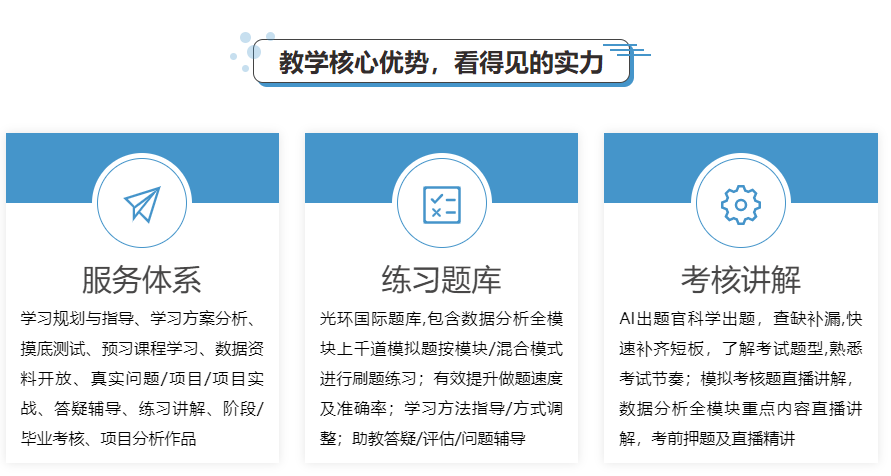 教學(xué)核心優(yōu)勢，看得見的實力