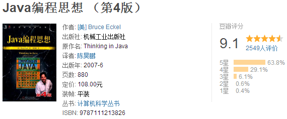 java學(xué)習(xí)書(shū)籍推薦，基礎(chǔ)篇